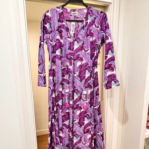 NWT Designer Purple Kaftan